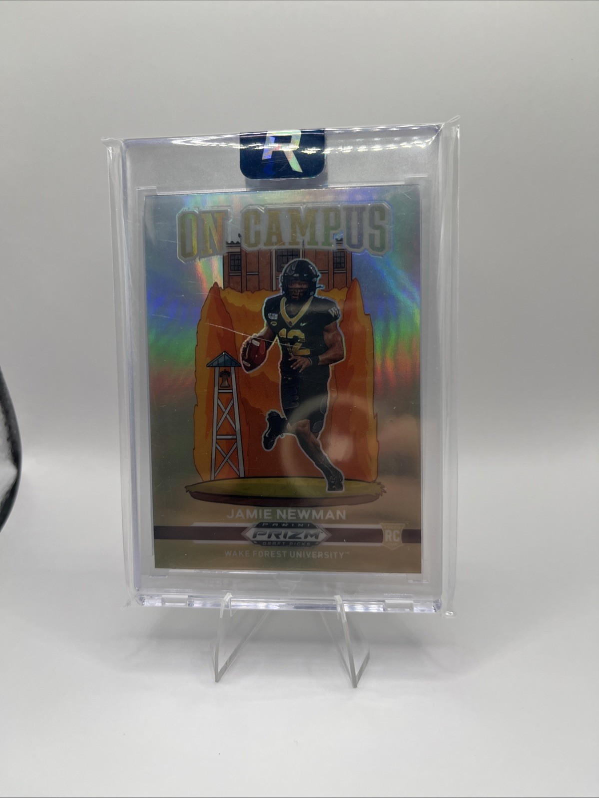 2021 NCAA Panini Prizm Draft Picks Jamie Newman RC, On Campus (Case Hit!)