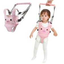Baby Walking Harness, Handheld Kids Walker Helper Belt Pink Breathable Ne...