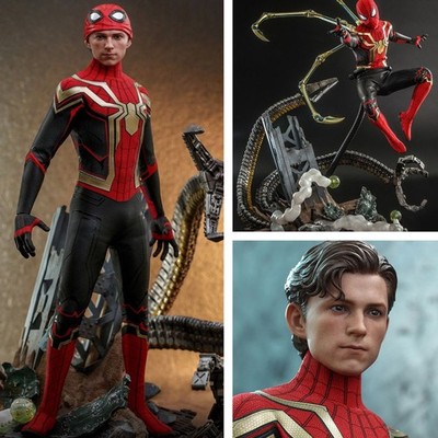 Spider-Man No Way Home Integrated Suit Deluxe 1:6 Figur Hot Toys MMS624 OVP Neu