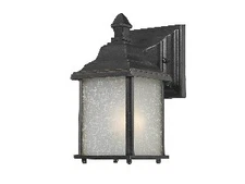 Dolan Lighting - Charleston 1-Light Outdoor Wall Mount-Antique Bronze Finish