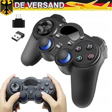 Gaming Wireless Controller für Playstation 3 PC TV Box Android schwarz DHL