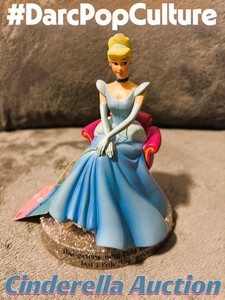 RARE Disney Cinderella Figurine Rule The Prince Life According To Princesses w T