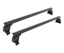 For GMC Sierra 3500 2007-2014 Bed Rack Cross Bars Roof Rack Alu Black