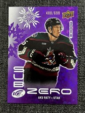 Aku Raty 2024-25 Upper Deck Ice Hockey Sub Zero Rookie /699 #SZ-AR RC
