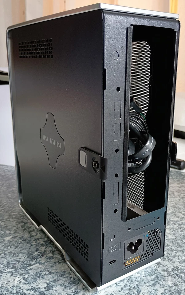 In Win Chopin | PC Gehäuse | Silber | Aluminium | Mini-ITX | Netzteil 150W - Bild 3 von 4