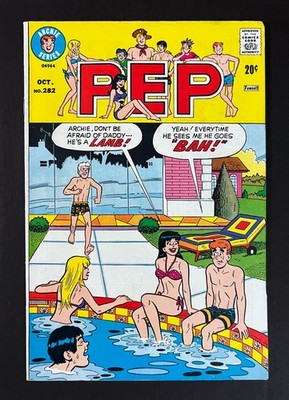 PEP COMICS #282 Nice Copy BETTY & VERONICA Bikini Cover Archie Comics 1973