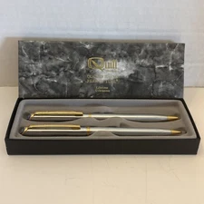 QUILL Professional Silver And Gold Colour Pen And Pencil Set  - Preowned