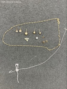 2.5g 14K Gold Precious Metal Scrap Jewelry Lot Chains Earrings