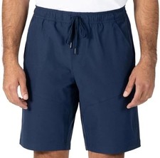 Gerry Men  s Pull-On Trail Shorts, 4 Way Stretch Navy Blue Size M