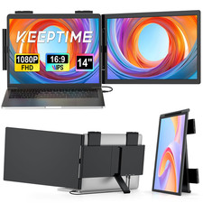 Keeptime Laptop Screen Extender 14 1080P Ips Laptop Monitor Extender For 14-16