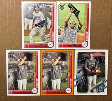 Corey Seager 2021 Topps Big League Base, Award Winners, Orange Parallel, Topps70