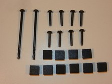 Set of 10 Replacement OEM Fat PlayStation 2 PS2 Screws  Covers  Rubber Feet