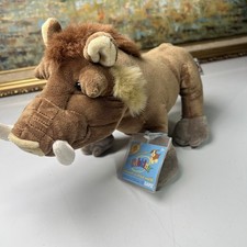 HM446 Ganz Webkinz - Warthog - 14" Plush Stuffed Wild Pig - New With Tags