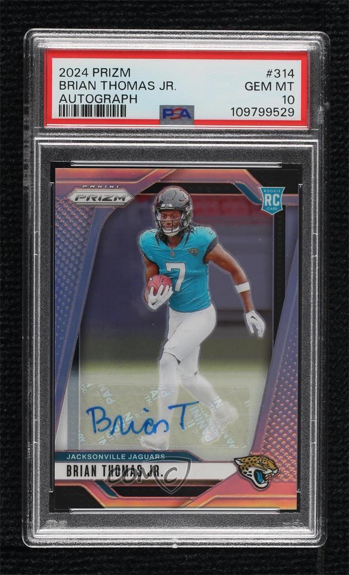 2024 Panini Prizm - Rookies Brian Thomas Jr. #314 Silver