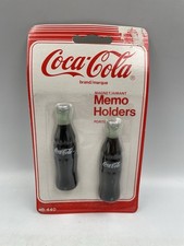 Vintage 1990 Coca-Cola Memo Holders Bottles #440 Sealed
