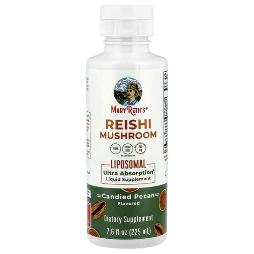 Reishi Mushroom Liposomal, Candied Pecan , 7.6 fl oz (225 ml)