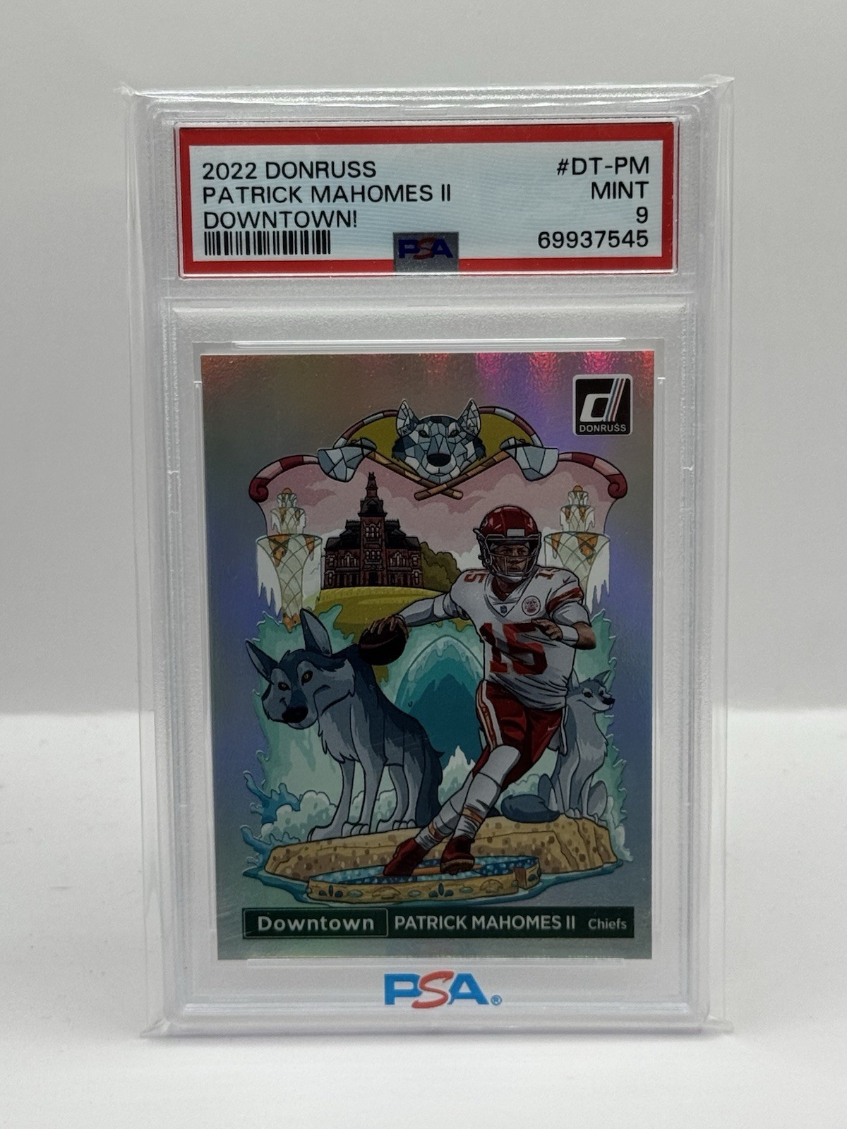 2022 Donruss Patrick Mahomes Downtown!