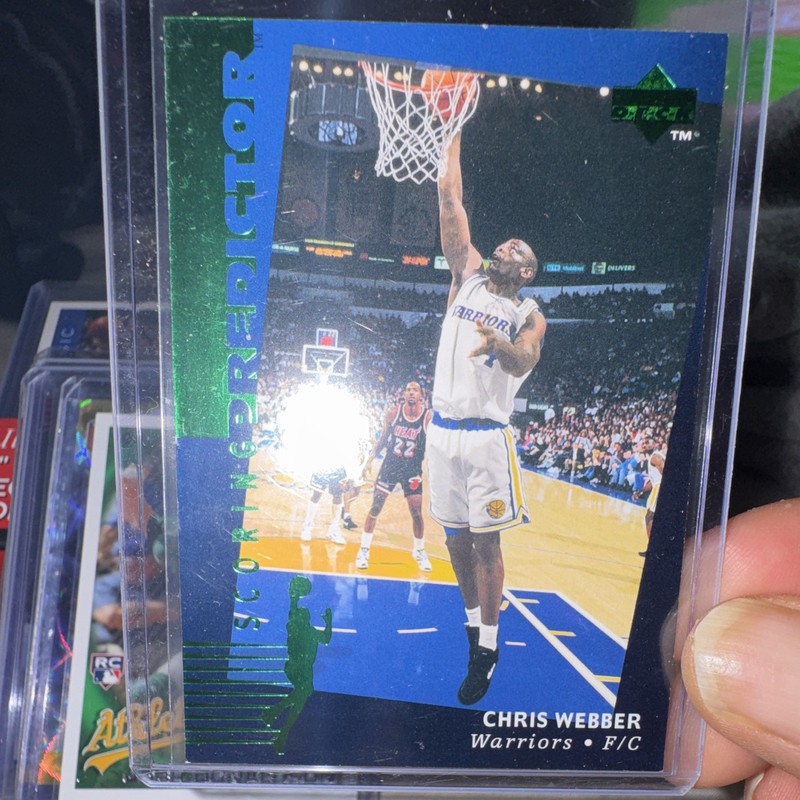 Upper Deck 1994-95 Predictor Chris Webber Golden State Warriors #R5 Insert Card