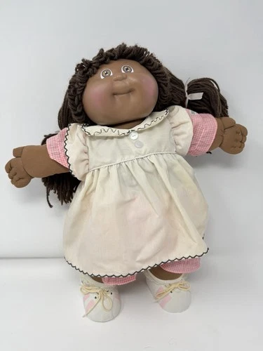 Cabbage Doll Patch Kids 1985 Black African American Head Mold #3 Outfit & Shoes