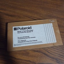 Polaroid Model 73 Pack Film Holder for Professional Pack Film Cameras Vintage
