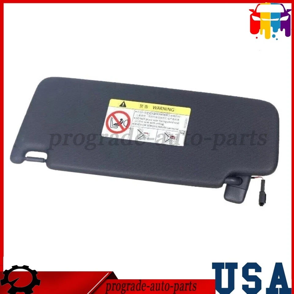 2PCS Side Sun Visor Panel With Makeup Mirror For VW Golf 7 SportsVan Jetta MK7 - Imagem 4 de 4