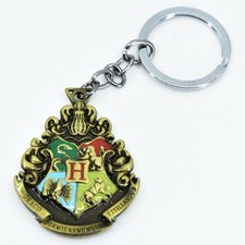 Harry Potter Wizarding World Hogwarts House Shield Keychain Key Chain Keyring