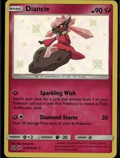 Diancie Shiny Holo Rare Hidden Fates: Shiny Vault SV36/SV94 Fairy Holofoil Pokem
