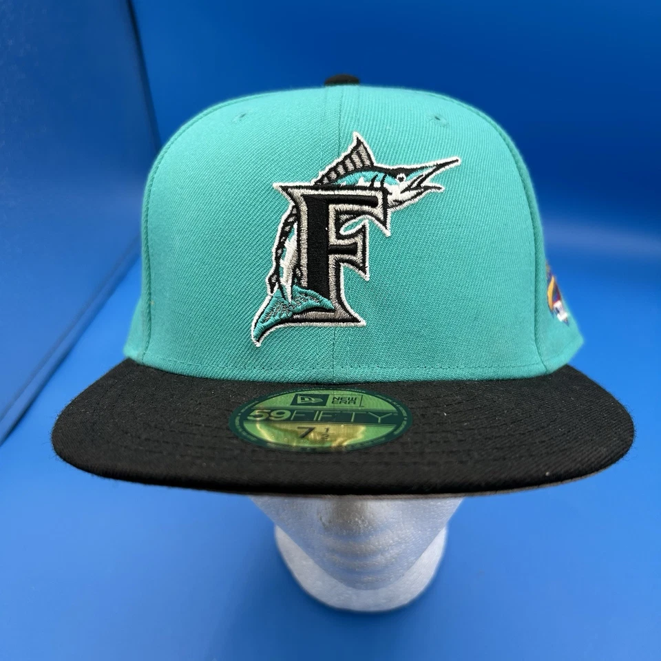 Parche Serie Mundial 1997 Florida Marlins New Era 59fifty ajustado talla 7 1/2 Foto 2 de 4