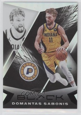 2020-21 Panini Black 75/149 Domantas Sabonis #10 11dv