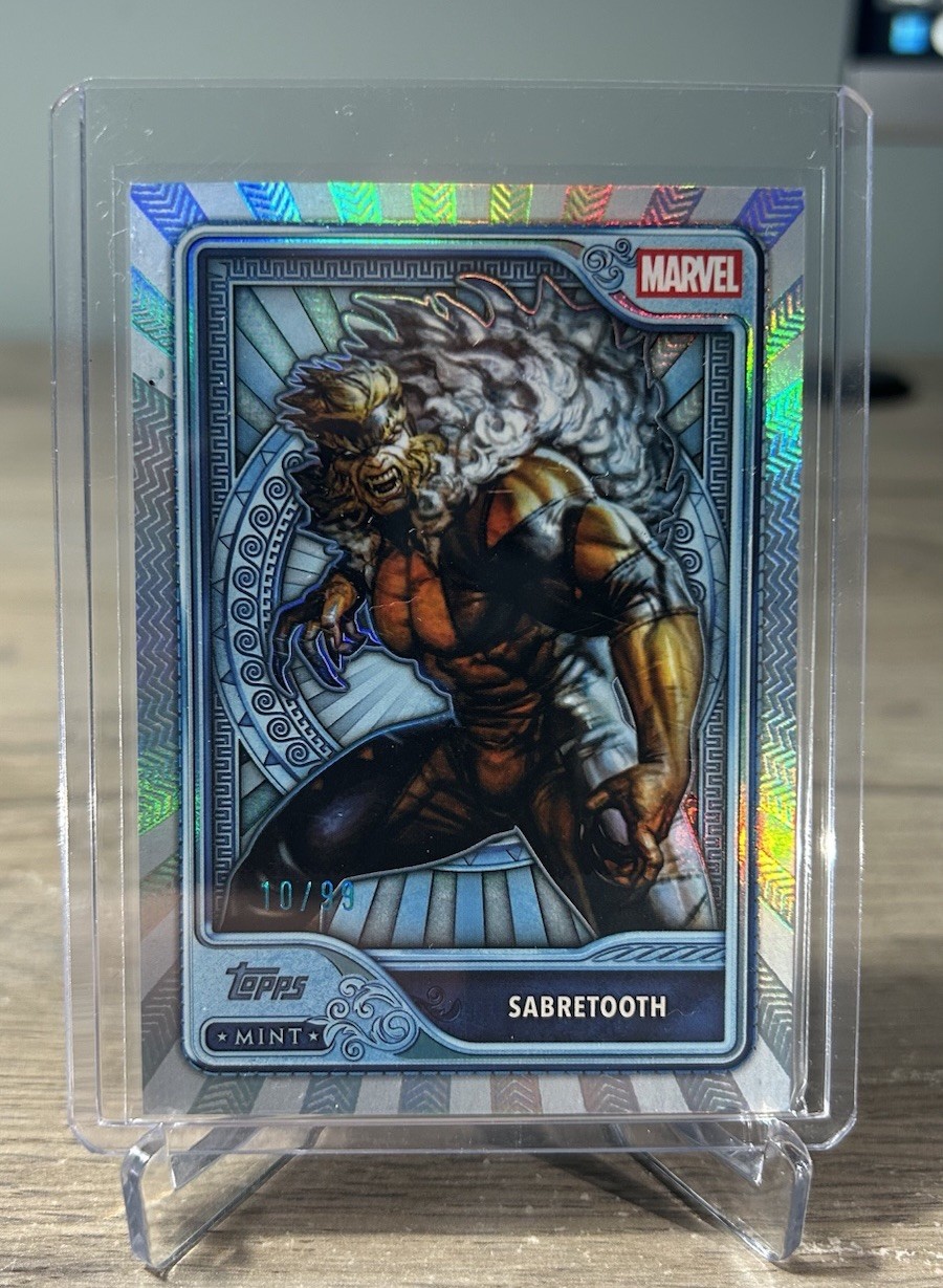 2026 Topps Mint Marvel Sabretooth #105 Platinum /99 SSP 🔥🔥