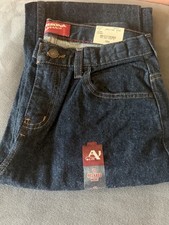 NWT Arizona Jeans Relaxed Fit Below Waist Straight Leg Boy's Size 12 Husky