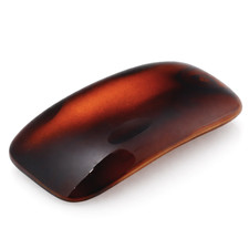 Parcelona French Small Barrette for Fine  Thin Hair Tortoise Shell Non-Slip
