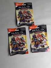 Lot Of 3 HALO Mega Bloks Construx Soldier FIGURE Warrior Series 2016 New Sealed