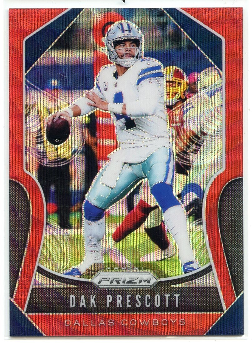 2019 Panini Prizm DAK PRESCOTT #37 Red Wave Card #073/149