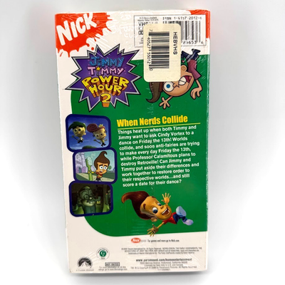 The Jimmy Timmy Power Hour 2: When Nerds Collide (VHS, 2006) for