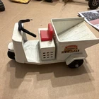 Vintage Tonka Serv-I-Car White Metal Utility Truck Toy Vehicle Red/Black