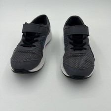 Asics Contend 8 Kids Size 2 US Youth Gray  Blue Athletic Running Shoes