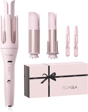 TSUYAGLA 3 in 1 Automatic Curling Iron, Hair Curlers, 1"-1.25"-1.5" Barrels