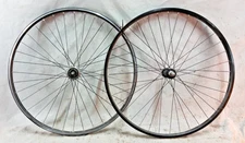 Alexrims 700c SS Cruiser Bike Wheel Set Single Speed Bolt-On Black 36S Commuter~