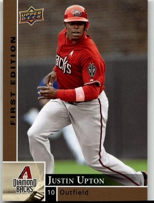 Justin Upton 2009 Upper Deck First Edition Baseball Arizona Diamondbacks