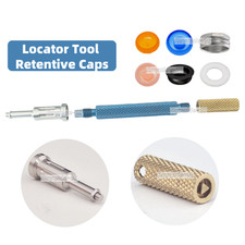 Dental Extraction Locater Core Tool Universal Retention Caps Insertion
