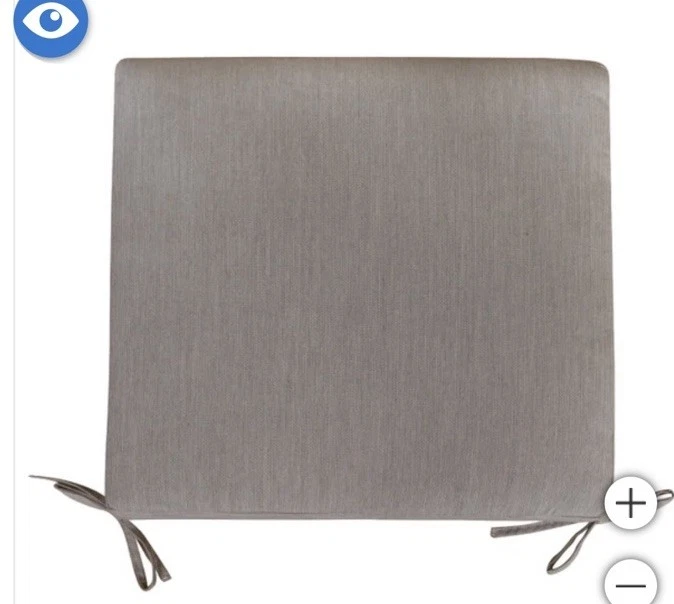 Sunbrella 户外座椅靠垫 18x18 英寸全新灰色/米色 2 件套全新!!! — 第 4/4 张图片