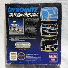 Gyromite⭐️NICE Complete CIB Big Box⭐️Nintendo NES Original RARE Rob Robot Bundle