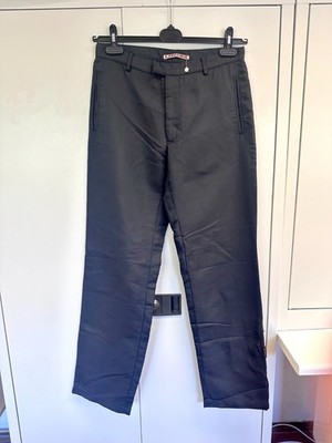 SABOTAGE Men's Vintage Chino Pants black size 30 Herren Hose schwarz Größe 30