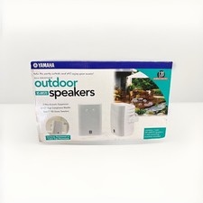 Yamaha NS-AW570 2-Way Acoustic Suspension 120 Watts Wired Outdoor Speakers White