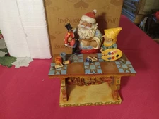 Jim Shore Toy Master Santa At The Workbench 2008 Figurine 4011335