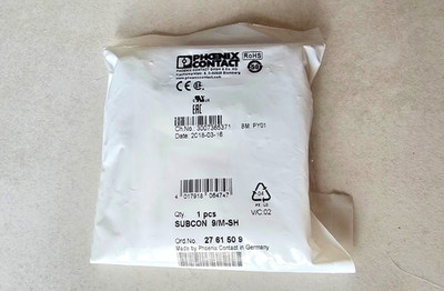 Phoenix Contact Subcon 9/M-SH 2761509 NEW, Sealed, Inc VAT