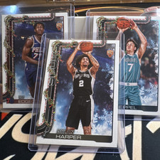 Topps Holiday NBA Rookie Card Lot Dylan Harper Spurs VJ Edgecombe 76ers 3 Cards