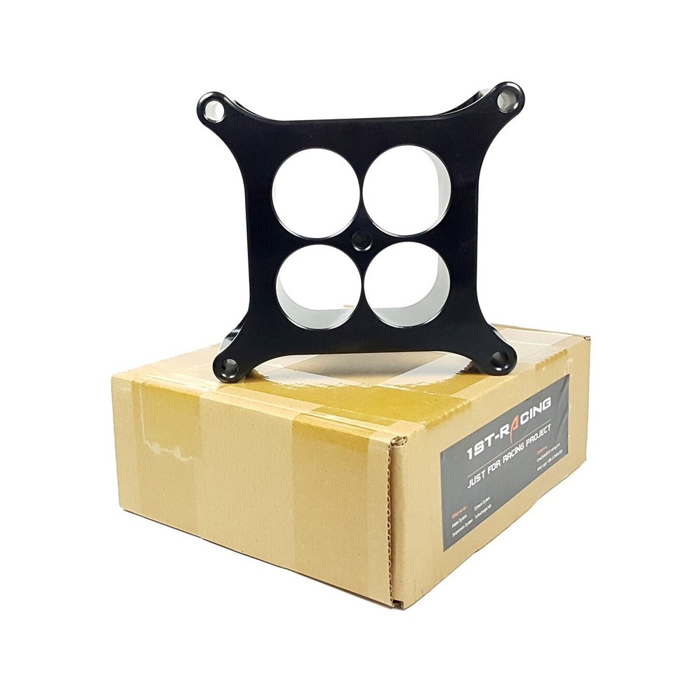 High Velocity Heads ST4150-2AL HVH Street Sweeper Carburetor Spacers | Summit Racing