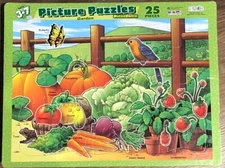 8 Various Jigsaw puzzles  25 Pieces Lot  Of 8 Used On Separate Boards Ages 3 - 7